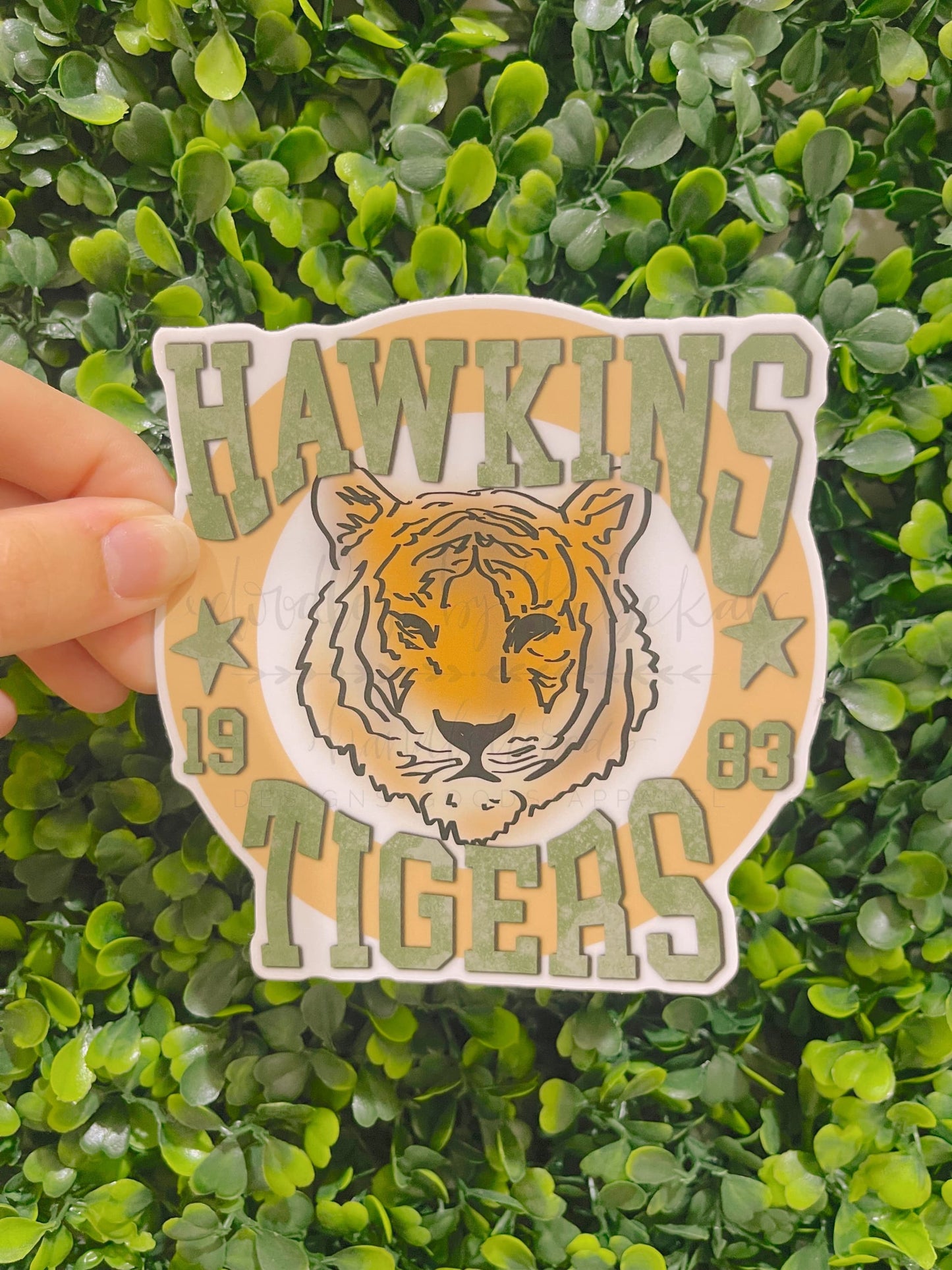 Hawkins Tigers Sticker - Sticker