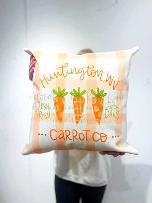 Carrot Co Custom Town Pillow - Pillow