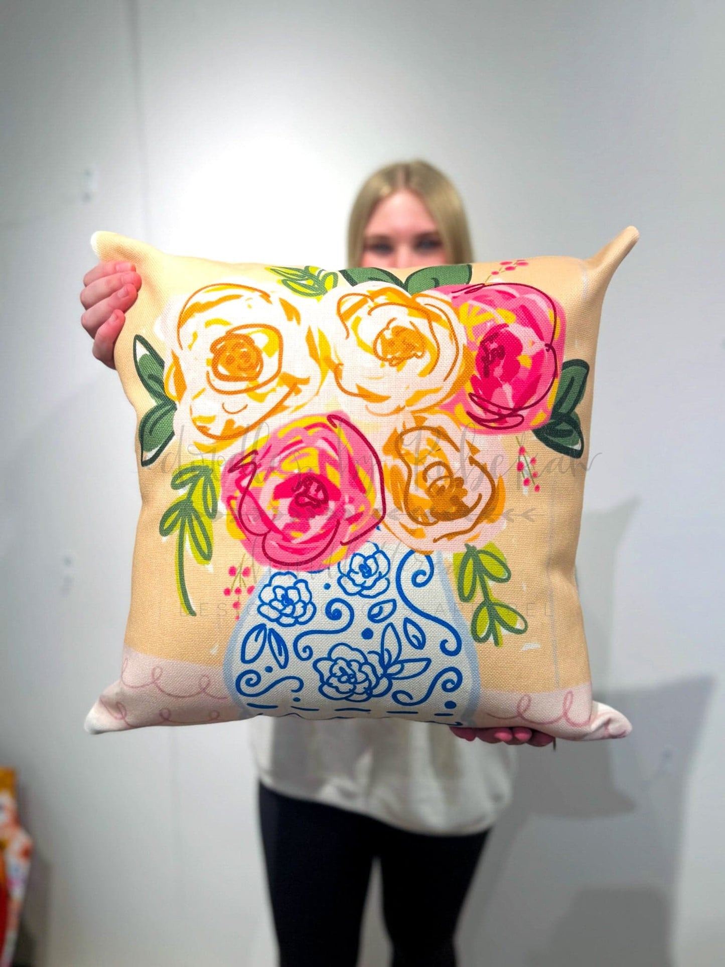 Carrie Mae Floral Pillow - Pillow