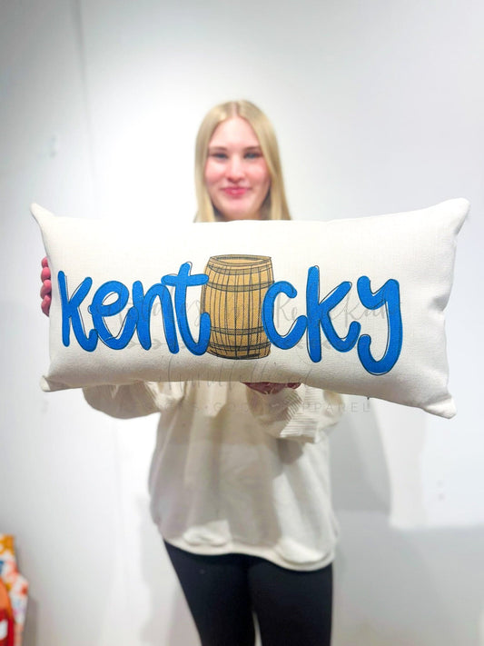 Kentucky with Barrel Pillow - Pillow