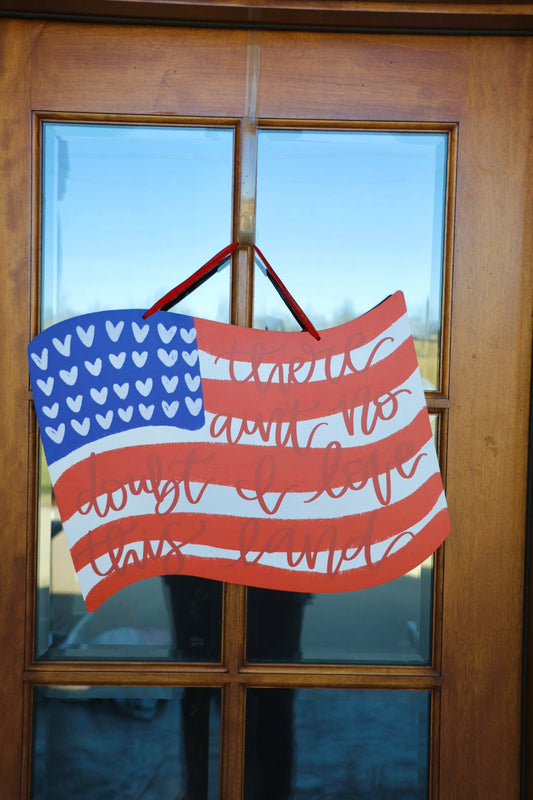 Aint No Doubt Flag Doorhanger