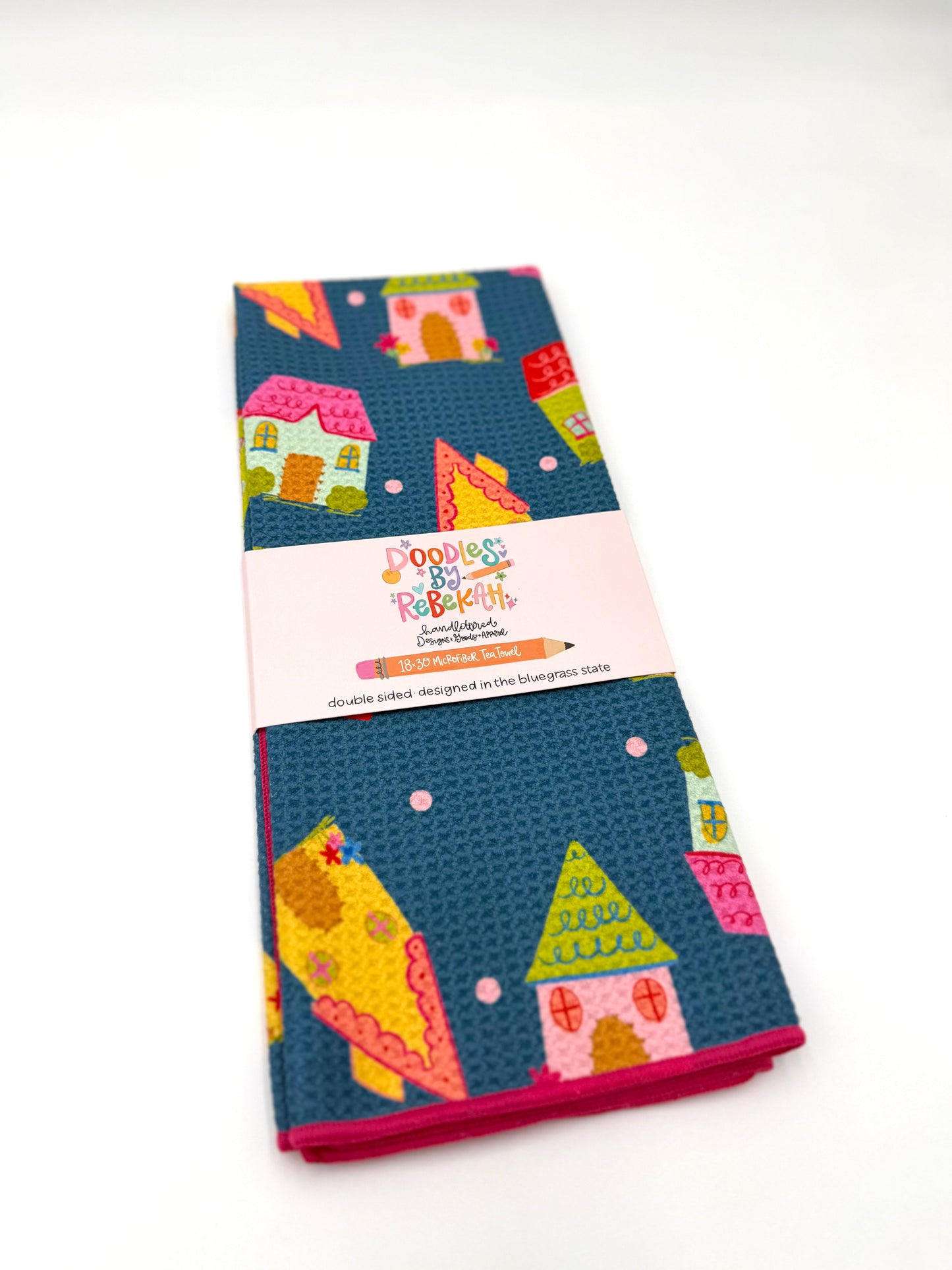 Colorful Home- Microfiber Waffle Weave Tea Towel