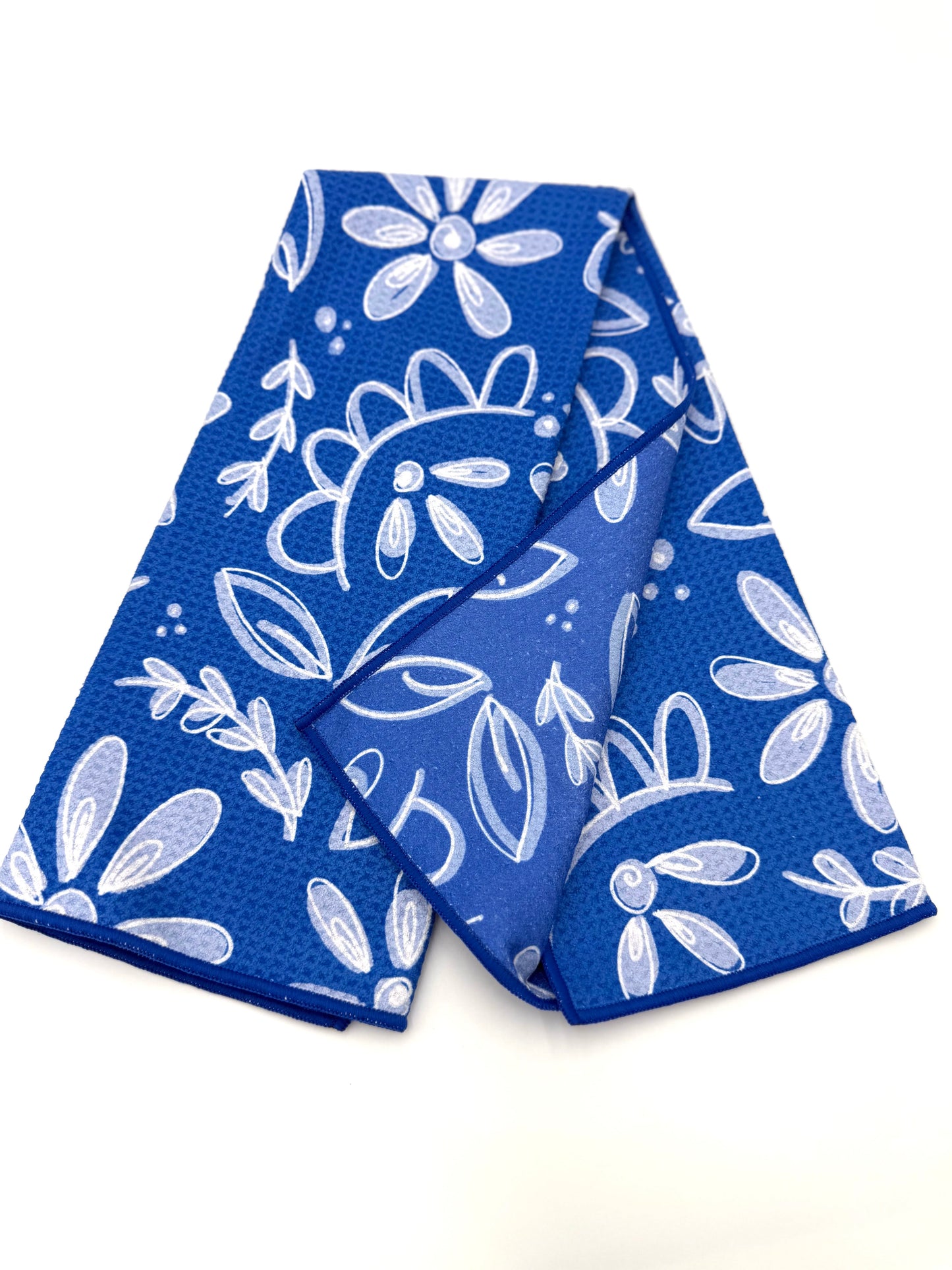 Chinoiserie- Microfiber Waffle Weave Tea Towel