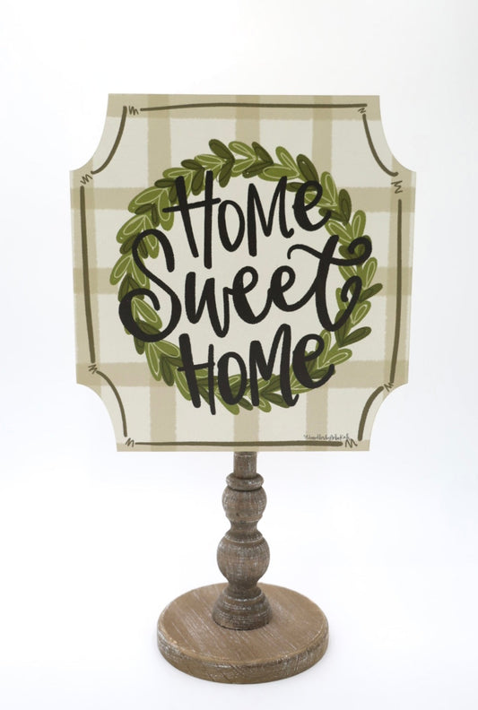 Home Sweet Home Cut Corner Topper