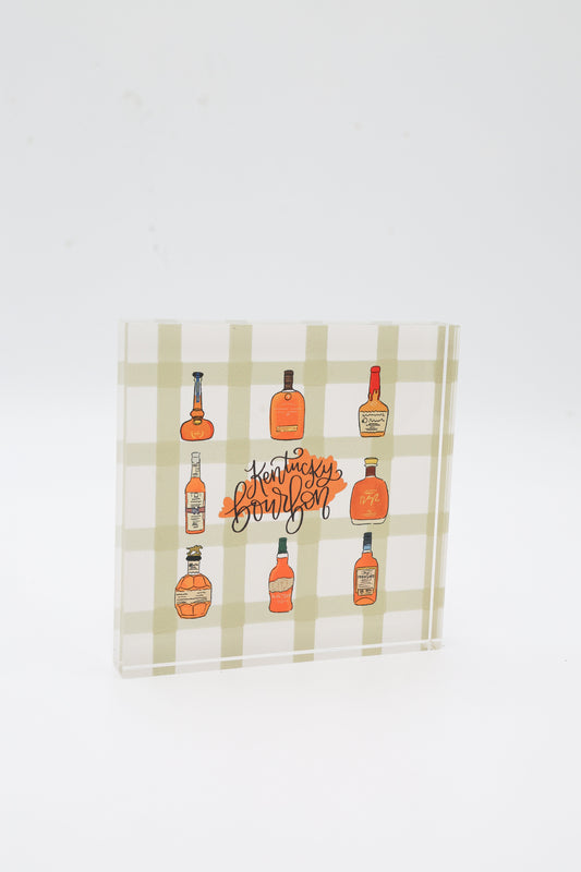 Bourbon Square Acrylic Shelf Sitter