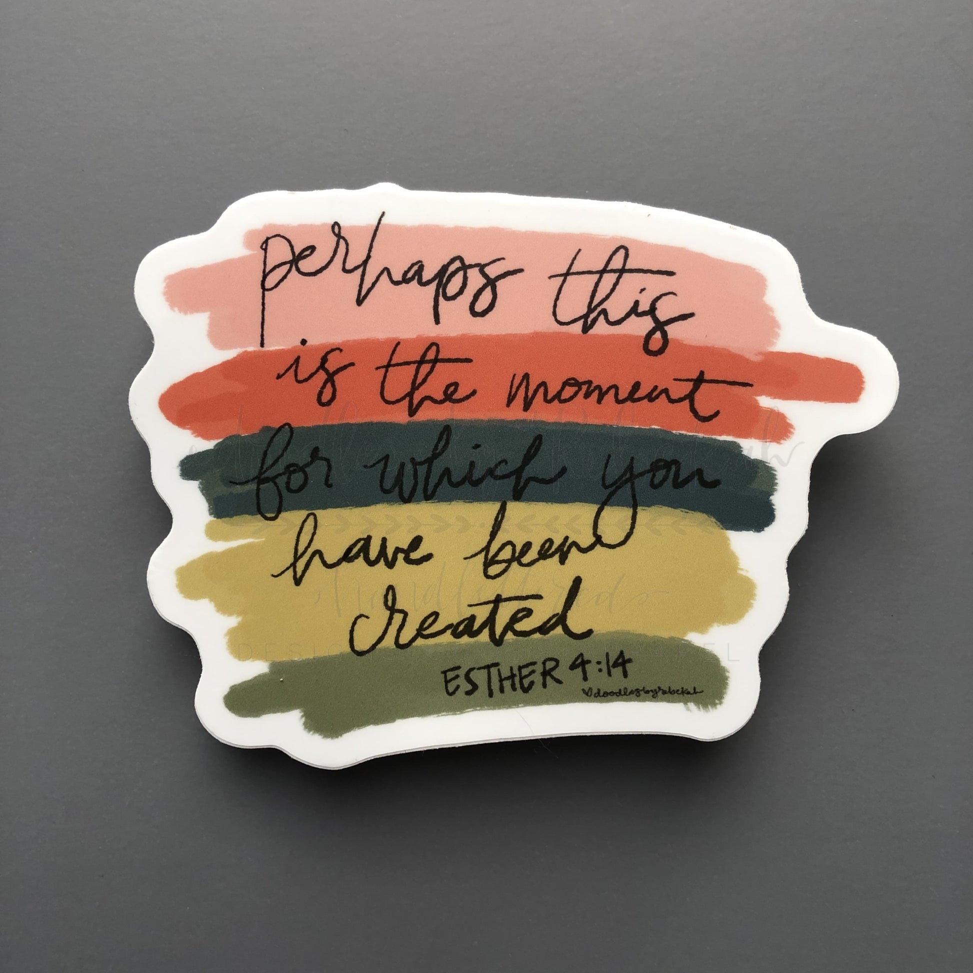 Perhaps This Is The Moment Sticker - Sticker