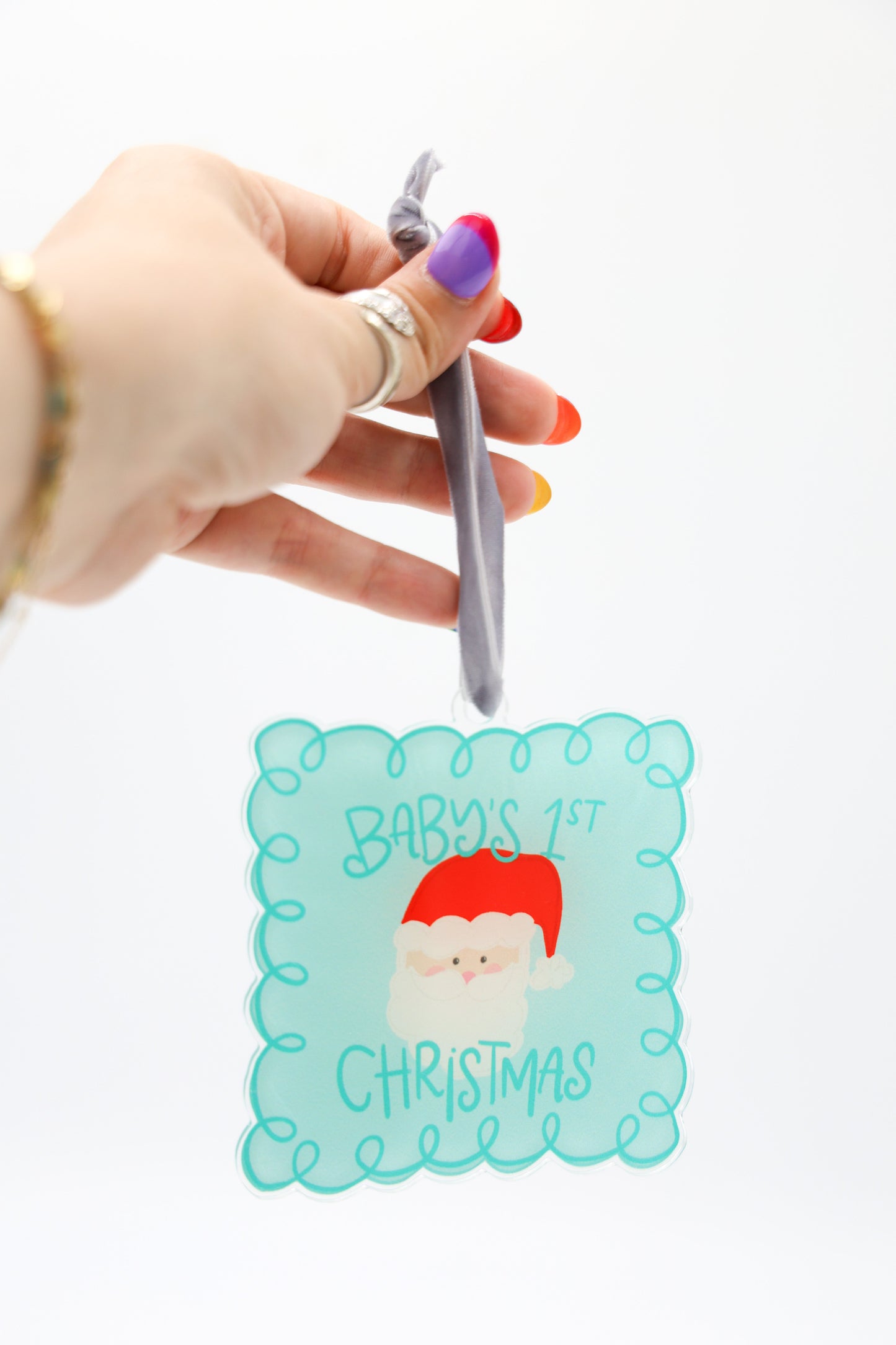 Baby's First Christmas-Boy Acrylic Ornament