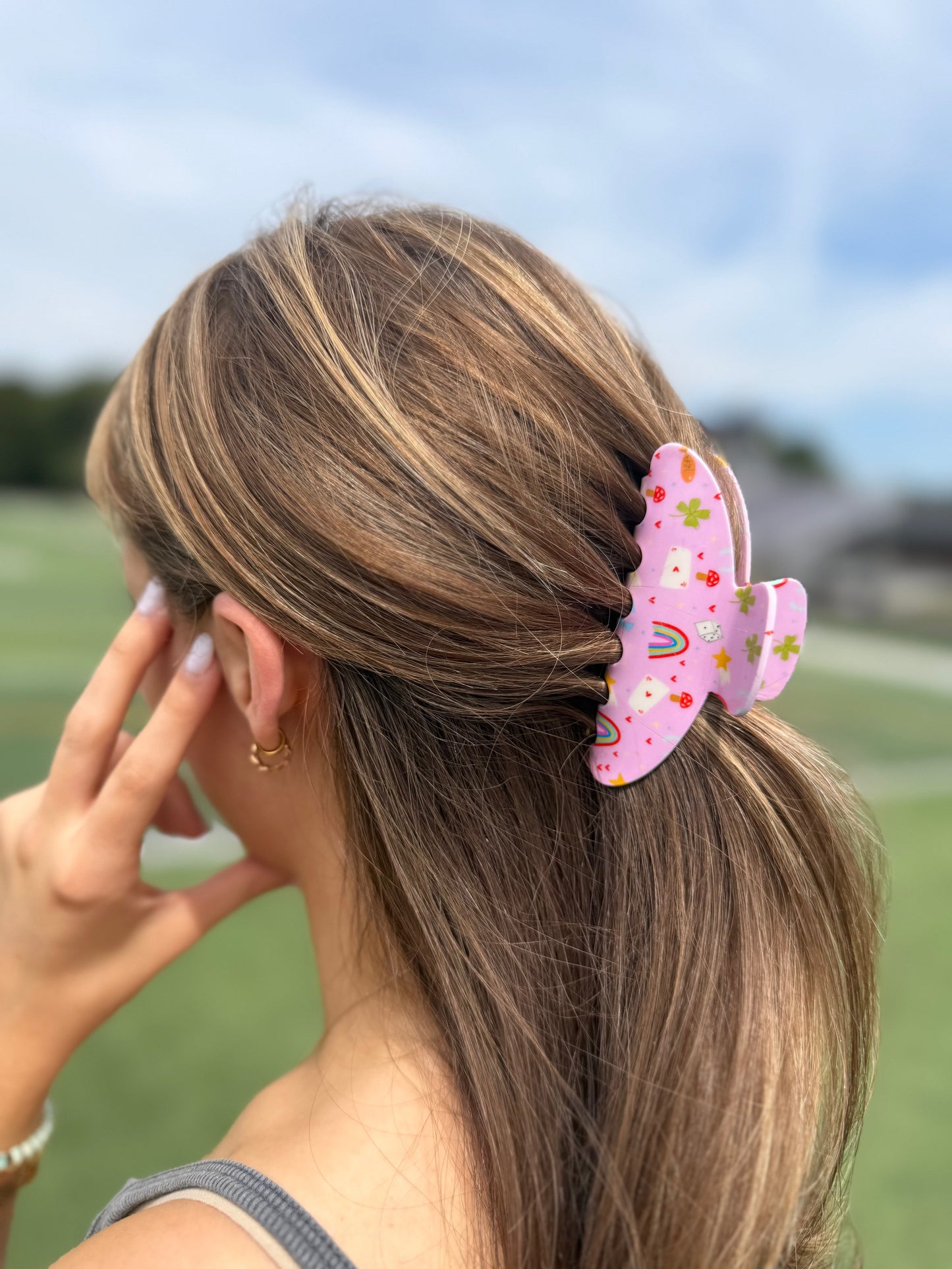 Lucky Girlie- Luck Symbols Claw Clip