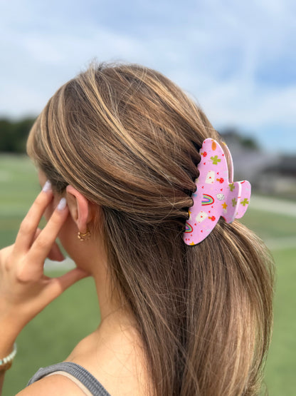 Lucky Girlie- Luck Symbols Claw Clip