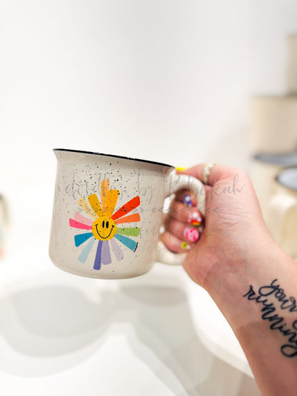 Rainbow Sun Mug - Coffee Mug