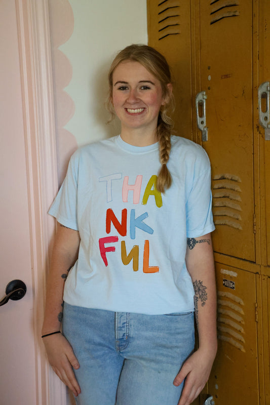 Thankful Block Tee