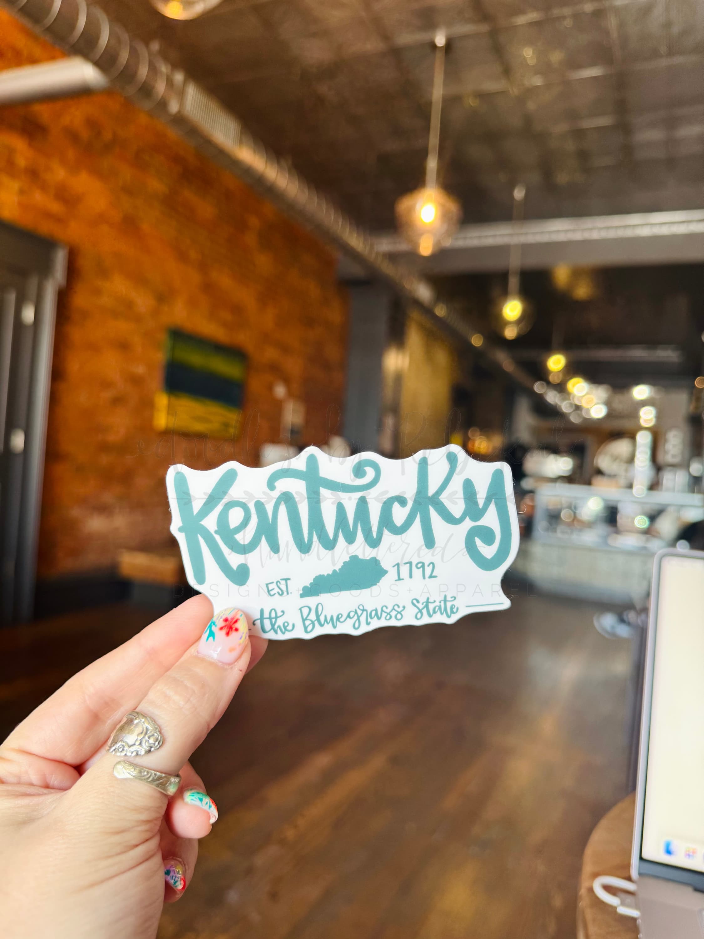 Doodles by Rebekah - Kentucky Chunky Script Sticker – Doodles by ...