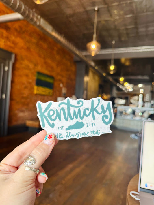 Kentucky Chunky Script Sticker