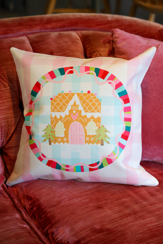 Gingerbread Jewel Tone Pillow