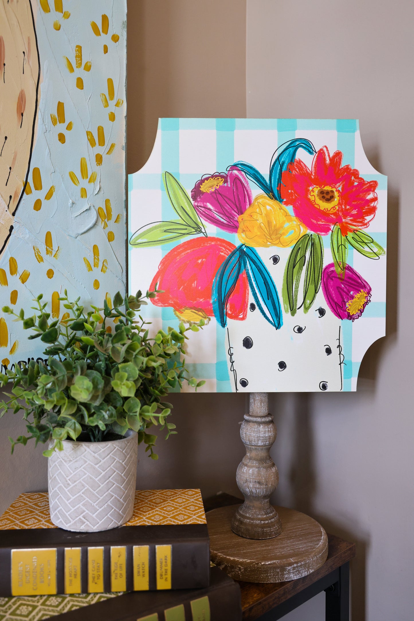 101 Flowers Cut Corner Topper
