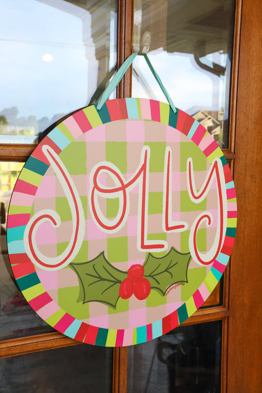 Jolly Jewel Tone Doorhanger
