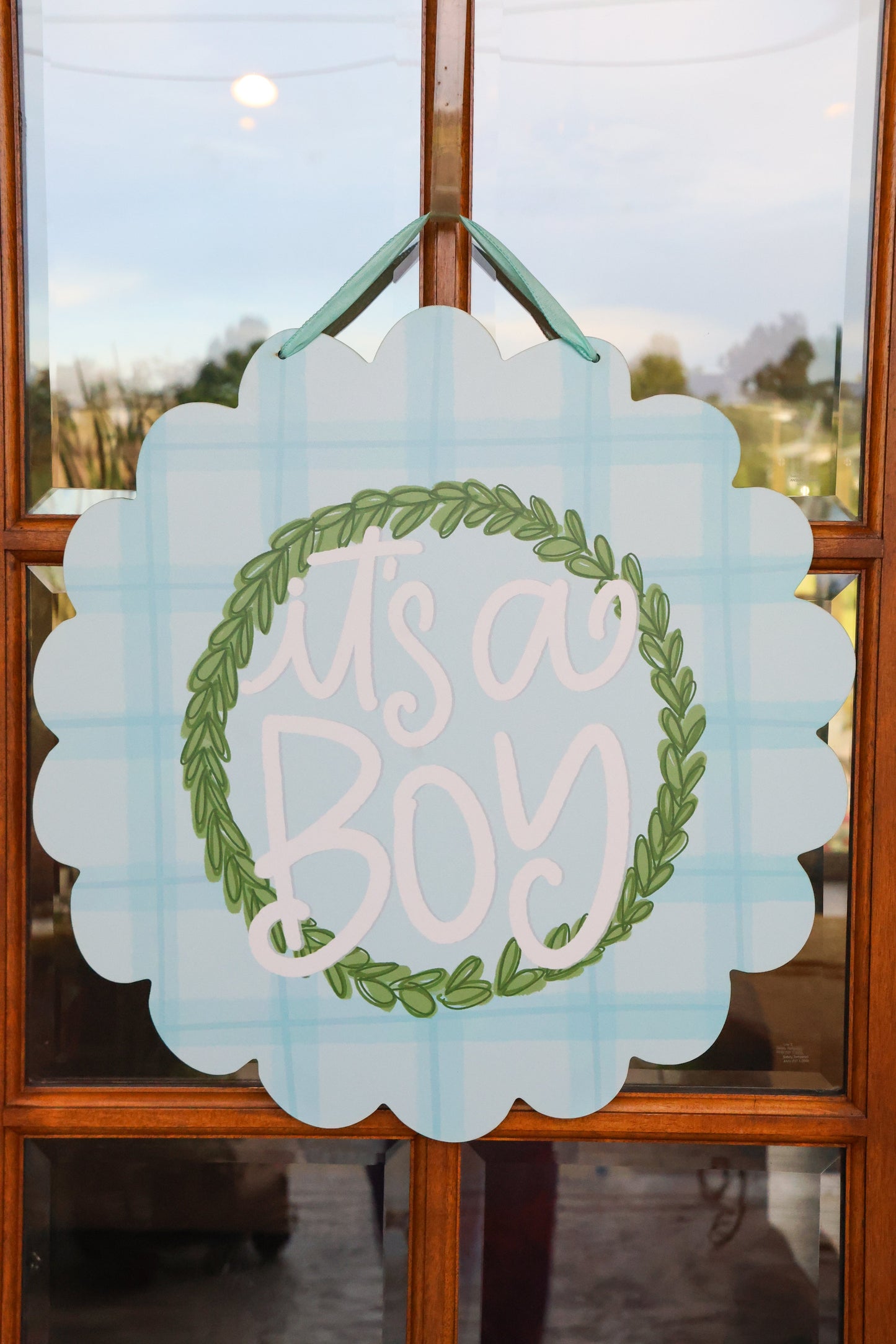 It's a Boy Doorhanger