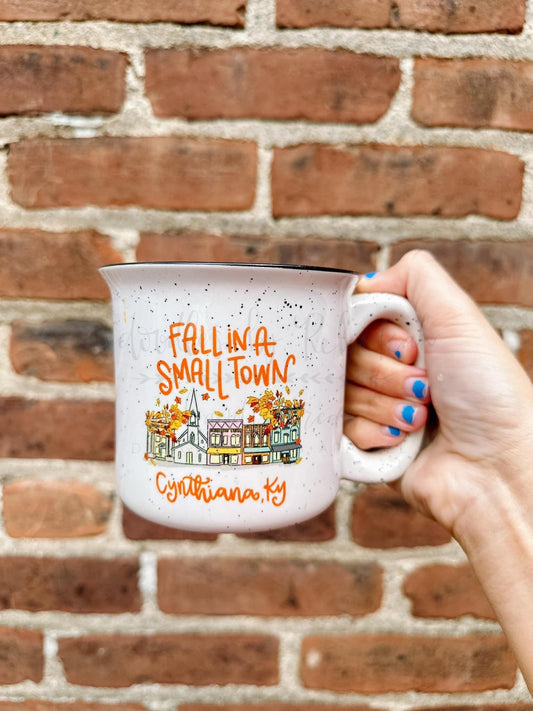 Fall In A Small Town Mug (Custom)
