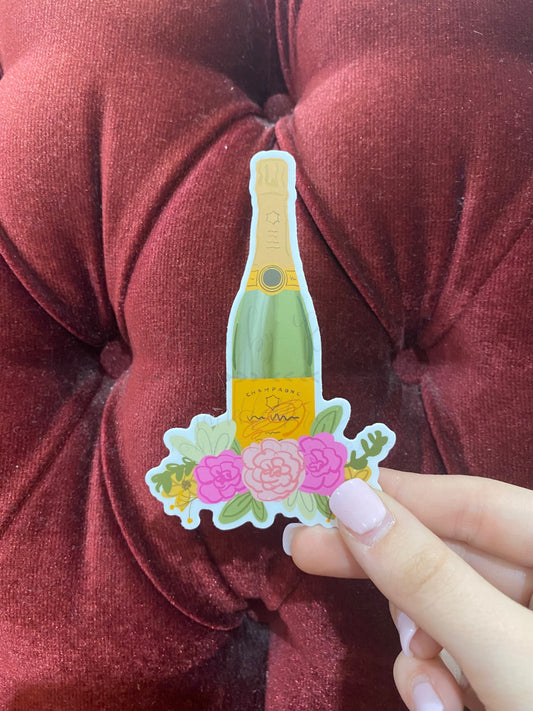 Champagne Sticker - Sticker