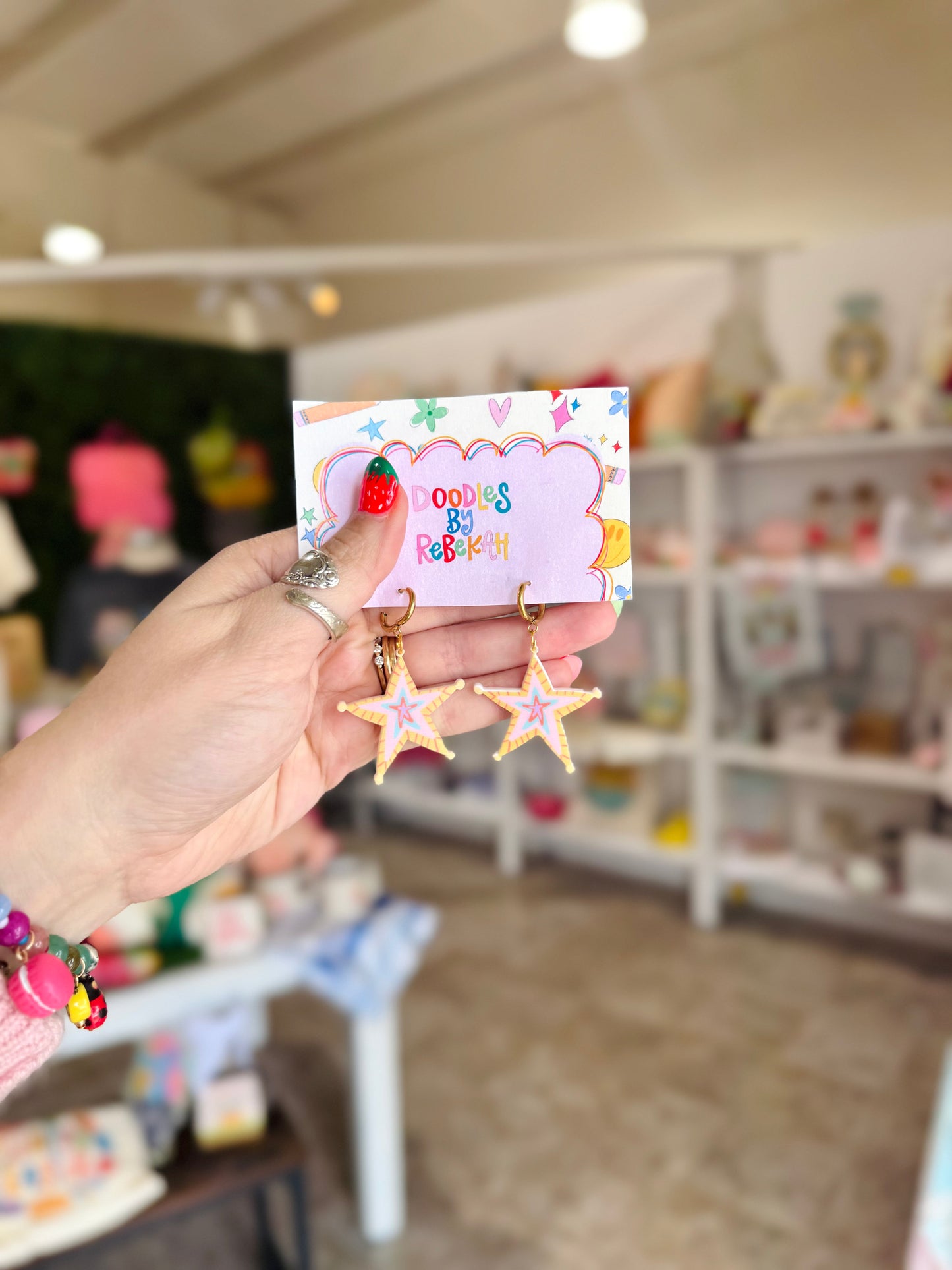 You're a Star! Huggie Earrings
