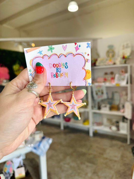 You're a Star! Huggie Earrings