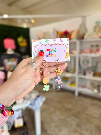 Create Your Own Happy Mismatched Earrings