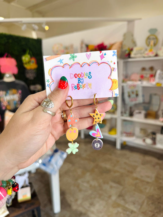 Create Your Own Happy Mismatched Earrings