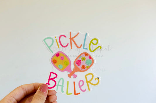 Pickleballer Sticker