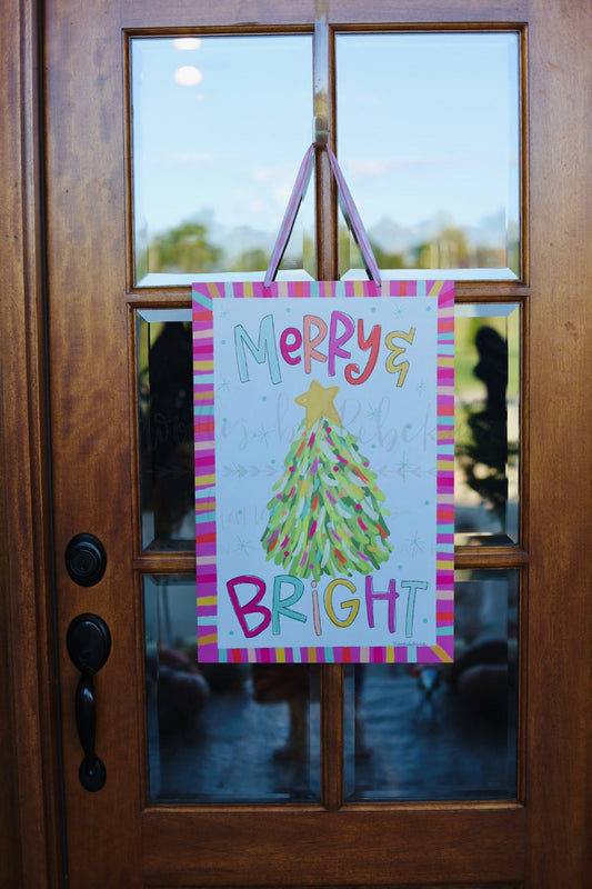 Merry and Bright Doorhanger