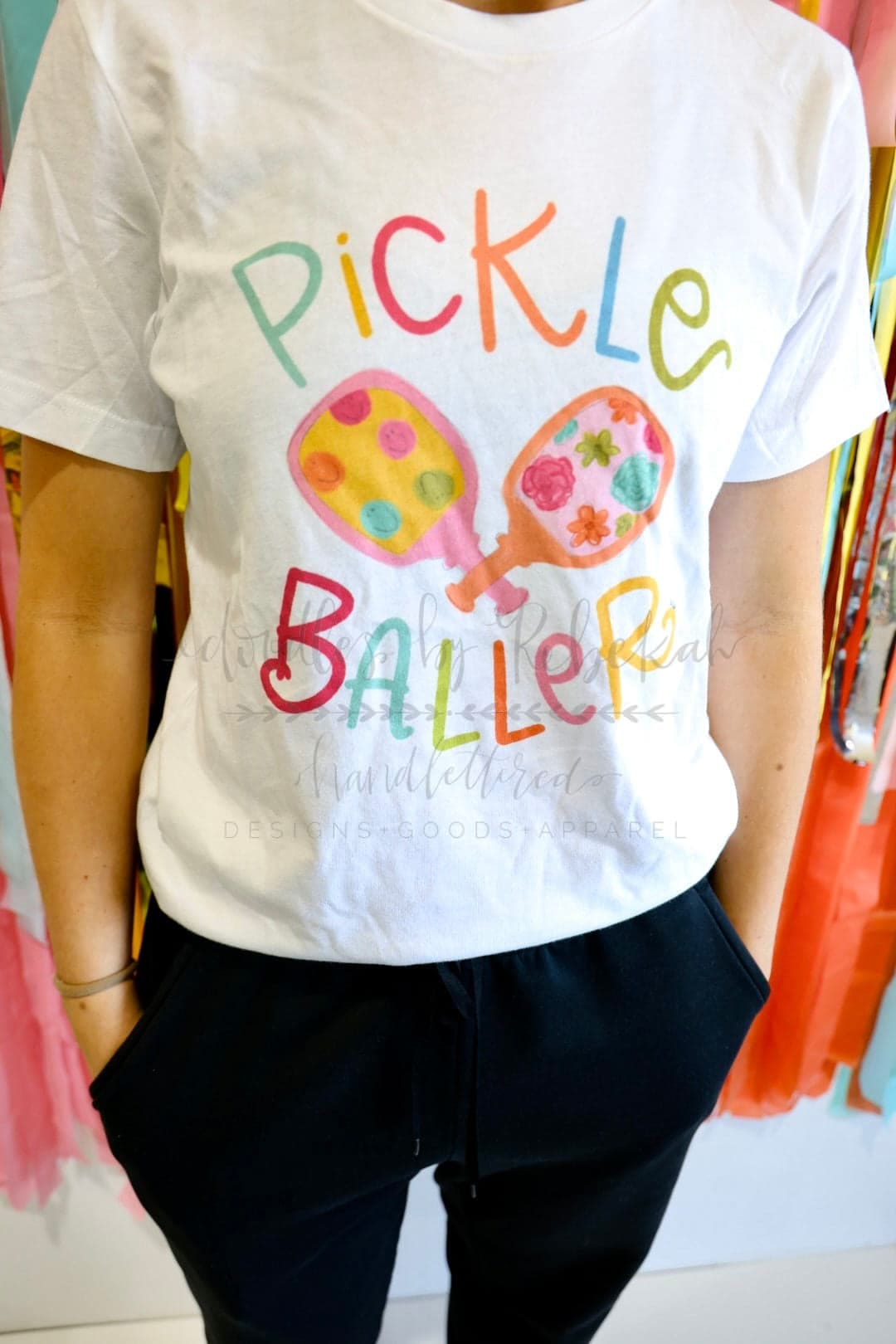 Pickle Baller White Tee - Tees