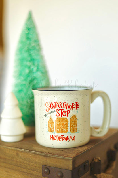 Santa's Favorite Stop (Custom) Mug