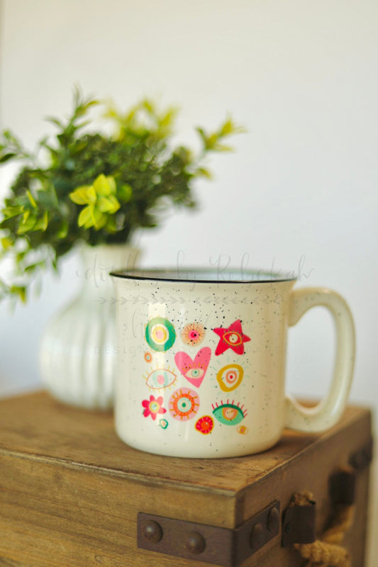Evil Eye Collage Mug