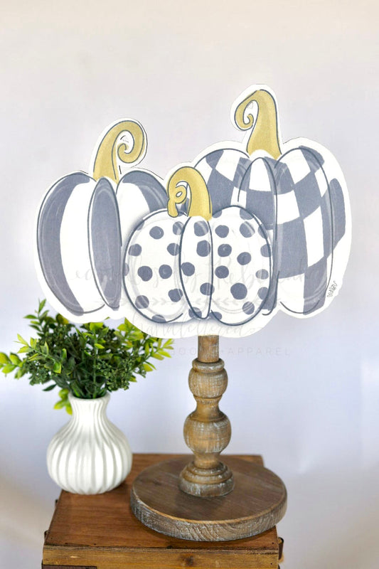 3 Pumpkins Topper/Attachment - Topper