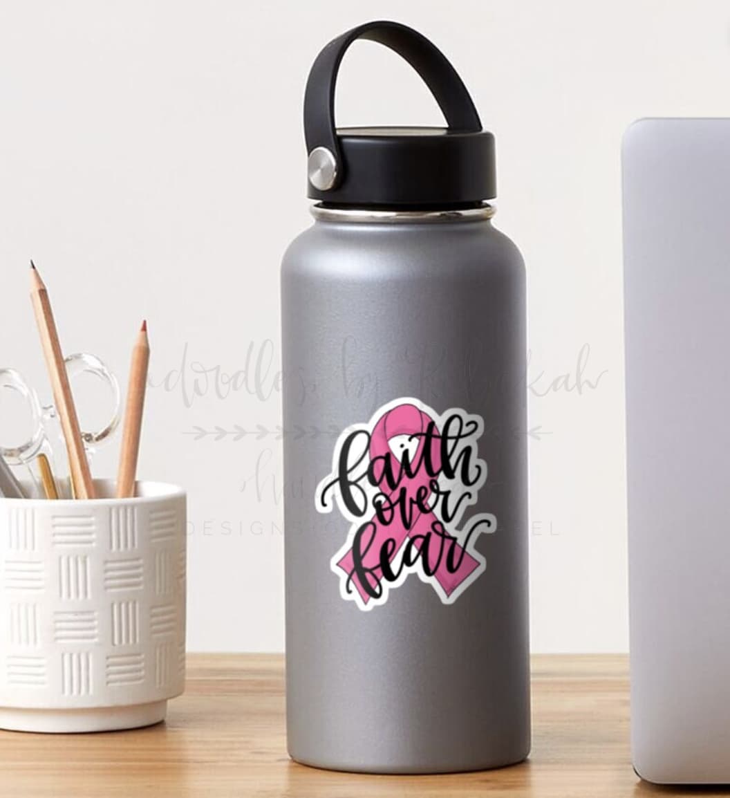 Faith Over Fear Sticker - Sticker