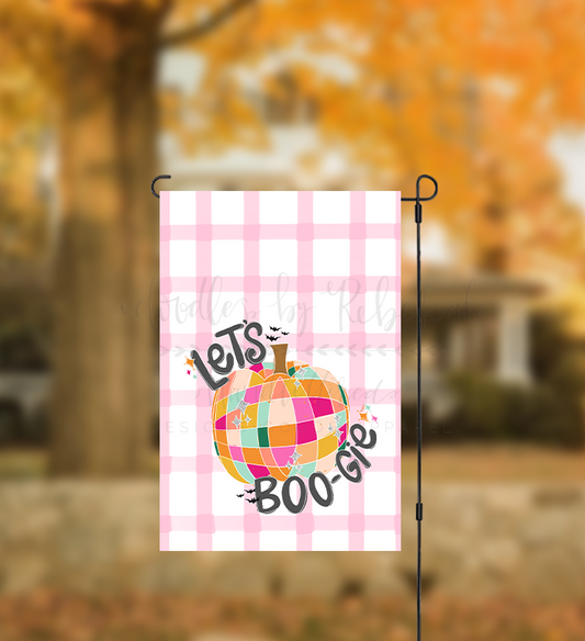 Let's Boo-Gie Garden Flag