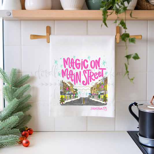 Magic on Main Street Tea Towel (Custom)