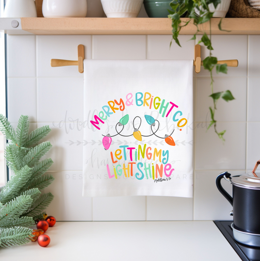 Merry & Bright Co. Tea Towel