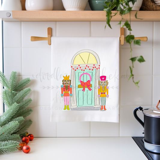 Nutcracker Doorway Tea Towel