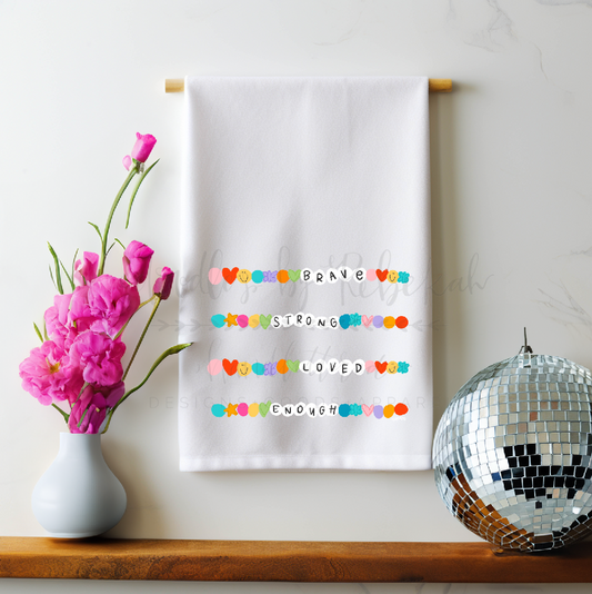 Friendship Bracelet Tea Towel