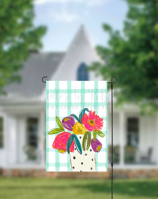 101 Flowers Garden Flag