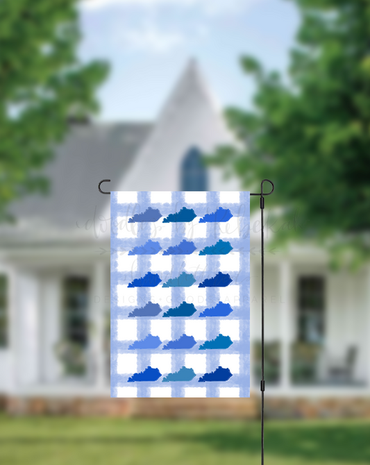 Kentucky Plaid Garden Flag