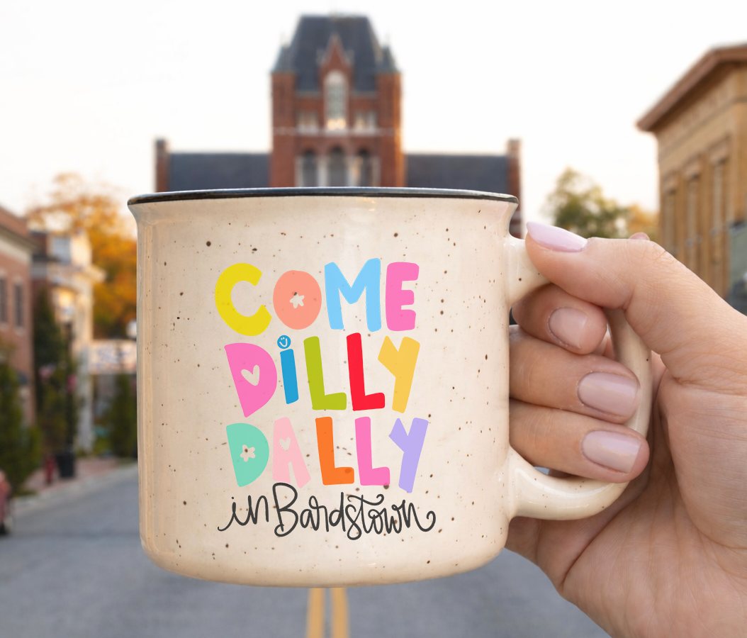 Come Dilly Dally Custom Name Mug