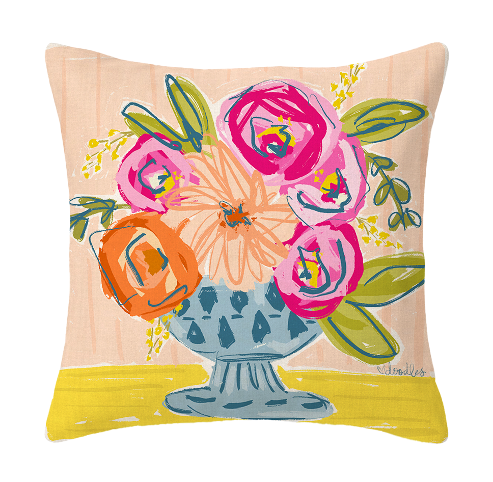 Peachy Keen Pillow