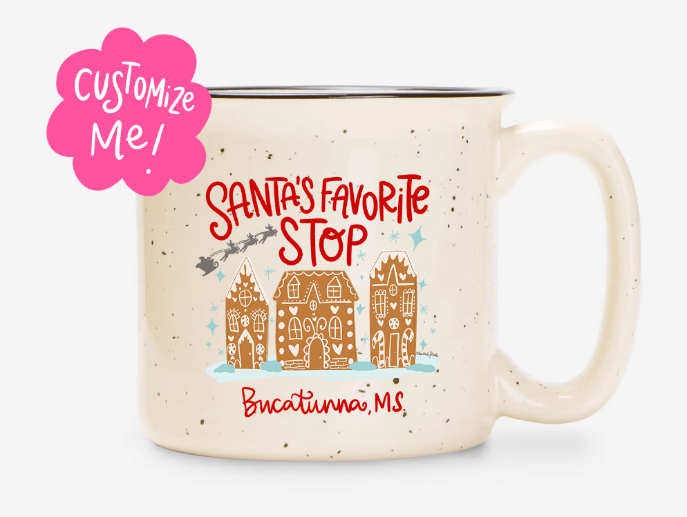 Santa's Favorite Stop (Custom) Mug
