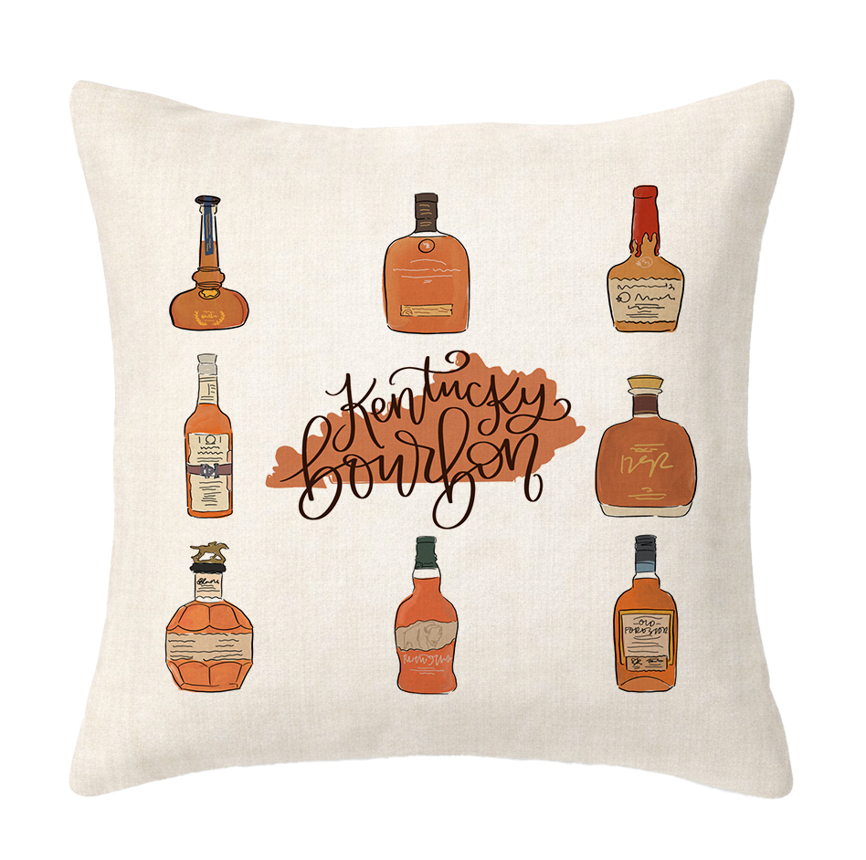 Kentucky Bourbon Square Pillow