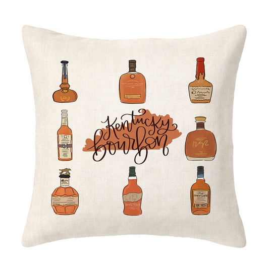 Kentucky Bourbon Square Pillow