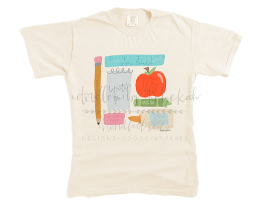 Teacher Flatlay - Tees