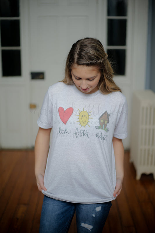 Love. Foster. Adopt (Child) Tee