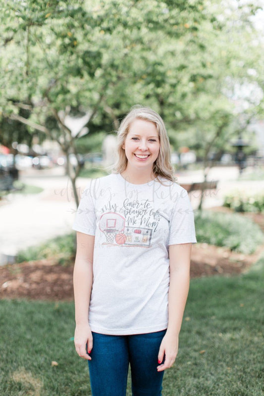 Basketball Mom Tee - Doodles by Rebekah