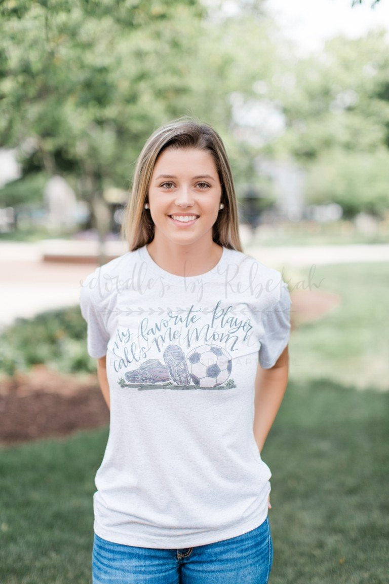 Soccer Mom Tee - Doodles by Rebekah